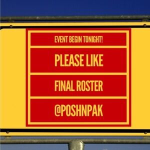 HEAD TO FINAL ROSTER⏰ DAYLIGHT SAVINGS TIME SHOP & SHARE! ⏰